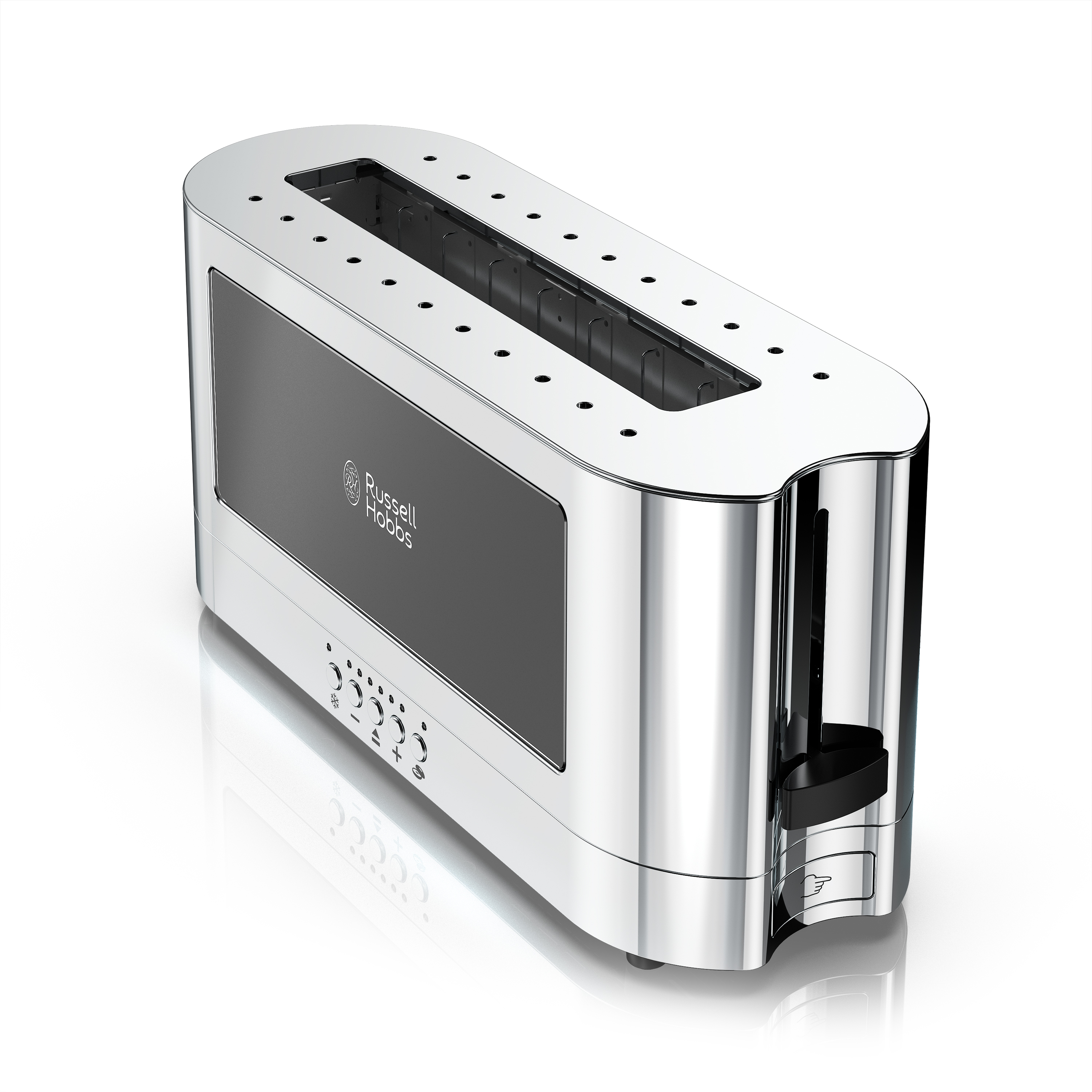 Russell hobbs lift and look long slot glass accent toaster cheap